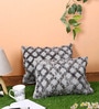 Grey Wool Tufted Geometric 30x46 inches Cushion Covers Set of 2
