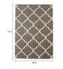 Buy Grey Abstract Wool 4 ft x 6 ft Hand Tufted Carpet