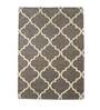Buy Grey Abstract Wool 4 ft x 6 ft Hand Tufted Carpet