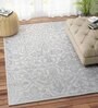 Grey Persian Wool 5 ft x 8 ft Hand Tufted Carpet