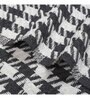 Grey Woven Cotton Checkered 50X60 Inches Throw