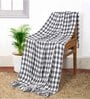 Grey Woven Cotton Checkered 50X60 Inches Throw