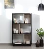 Grid Book Shelf In Dark and Light Acacia Finish