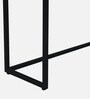 Griffin Solid Wood Console Table in Scratch Resistant Black Finish