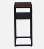 Griffin Solid Wood Console Table in Scratch Resistant Black Finish