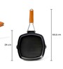 Grill Pan with Collapsible Handle