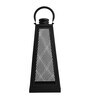 Grille Black Metal Table Lantern