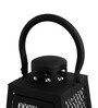 Grille Black Metal Table Lantern