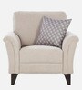 Grimsby Fabric 1 Seater Sofa in Cloud Colour
