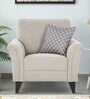 Grimsby Fabric 1 Seater Sofa in Cloud Colour