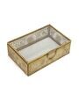 Gris Gold Glass & Brass Jewellery Organiser
