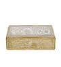 Gris Gold Glass & Brass Make Up Organiser
