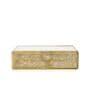 Gris Gold Glass & Brass Make Up Organiser