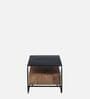 Hargrove Metal Coffee Table In Black Colour With Metal Top