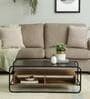 Hargrove Metal Coffee Table In Black Colour With Metal Top