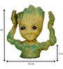Groot Planter with Hands Up Figurine