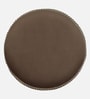 Groovy Velvet Fluted Pouffe In Brown Colour