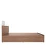 Grove King Size Bed with Storage in Brown Colour