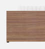 Grove Queen Size Bed in Brown & Vivid Cream Finish With Box Storage