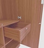 Grove 2 Door Wardrobe in Brown Finish