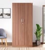 Grove 2 Door Wardrobe in Brown Finish