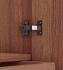 Grove 2 Door Wardrobe in Brown Finish