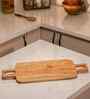 Grovez Acacia Wood Chopping Board with Double Handle