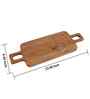 Grovez Acacia Wood Chopping Board with Double Handle