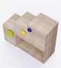 Growing Up Kids Storage Cabinet in Oak Colour