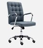 Gruber Leatherette Executive Chair in Grey Colour
