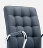Gruber Leatherette Executive Chair in Grey Colour