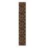 Grunge (72x12) Brown & Black Chenille Jacquard Table Runner
