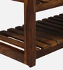 Gruyre Sheesham Wood Shoe Bench In Provincial Teak Finish