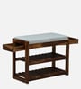 Gruyre Sheesham Wood Shoe Bench In Provincial Teak Finish