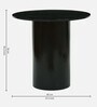 Gryazi Solid Wood 4 Seater Dining Table In Black Colour