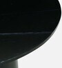Gryazi Solid Wood 4 Seater Dining Table In Black Colour