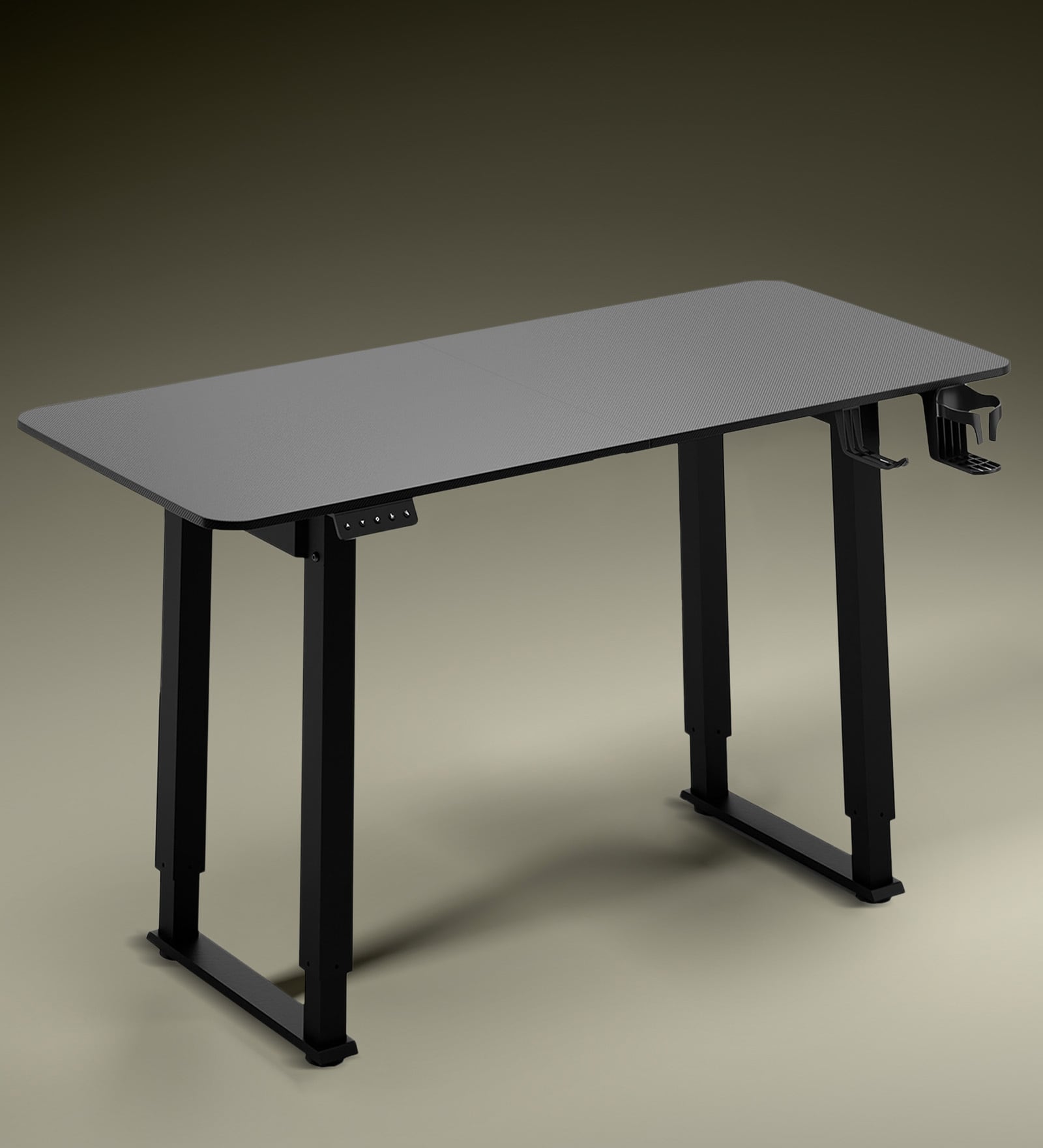 GT Alex Study Table in Black Colour
