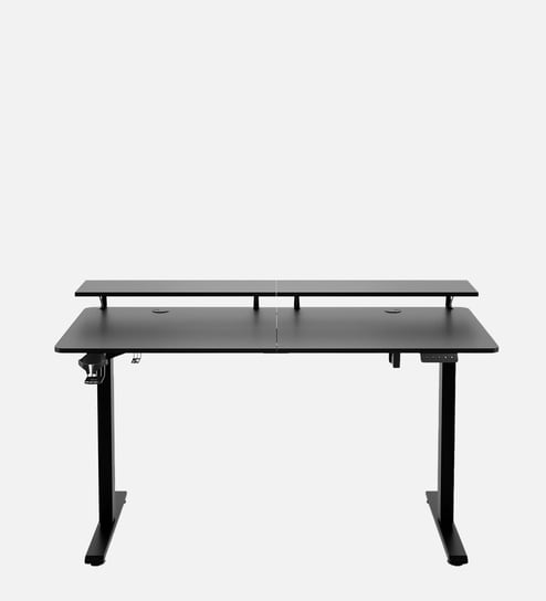 Gt Elevate Electric Height Adjustable Table In Black Finish