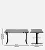 GT Imperium NEL Electric Height Adjustable Table in Black Colour