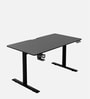 GT Imperium NEL Electric Height Adjustable Table in Black Colour