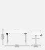 GT Imperium NEL Electric Height Adjustable Table in White Colour