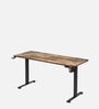GT ImperiumPro 5FT Electric Height Adjustable Table in Brown Colour