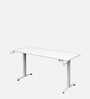 GT ImperiumPro 5FT Electric Height Adjustable Table in White Colour