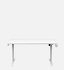 GT ImperiumPro 5FT Electric Height Adjustable Table in White Colour