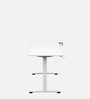 GT ImperiumPro 4FT Electric Height Adjustable Table in White Colour