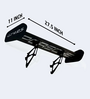 GT4 RS Spoiler Shelf Black   Wall Mounted Car Spoiler Shelf