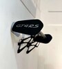 GT4 RS Spoiler Shelf Black   Wall Mounted Car Spoiler Shelf