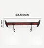 Gt4 Rs Porsche Spoiler 42 Inches Shelf Red On Black   Wall Mounted Car Spoiler Shelf