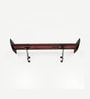 Gt4 Rs Porsche Spoiler 27 Inches Shelf Red On Black   Wall Mounted Car Spoiler Shelf