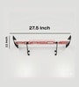 Gt4 Rs Porsche Spoiler 27 Inches Shelf Red On White   Wall Mounted Car Spoiler Shelf